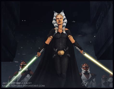 Ahsoka Tano Knightfall by KaelaCroftArt on DeviantArt