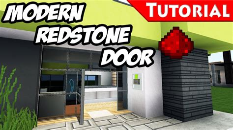 Minecraft: Redstone Door Tutorial + DOWNLOAD / for Modern redstone ...