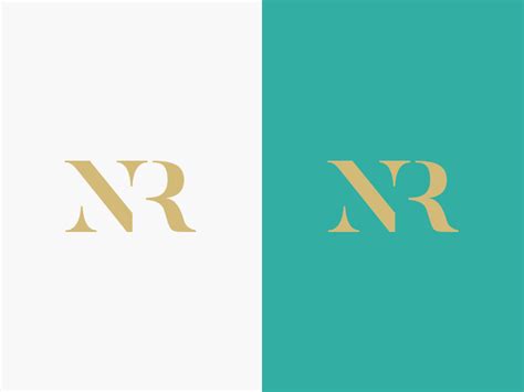 NR – Monogram by Maxime Paradela on Dribbble