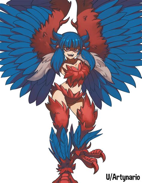 Mega Harpy Terraria Fanart, JM Jaynario | Character art, Furry art ...