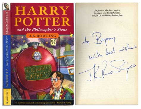 J.K. Rowling 1st Edition Harry Potter Signed Book Sells @ $17000