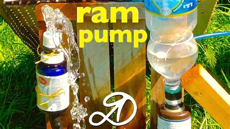 How to make the hydraulic ram. DIY hydraulic ram pump - YouTube