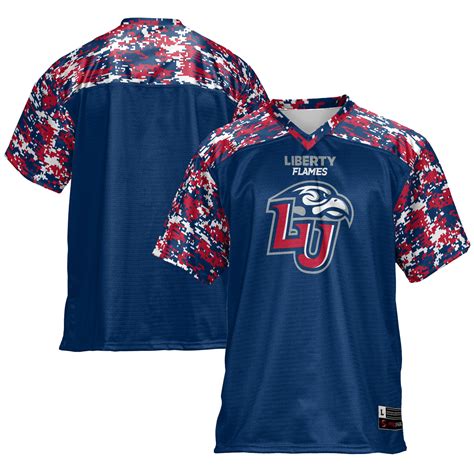 Liberty Flames Football Jersey – Navy – Blissshirt Store