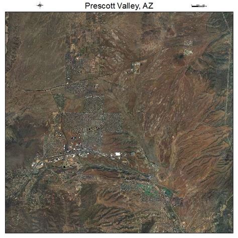 Aerial Photography Map of Prescott Valley, AZ Arizona