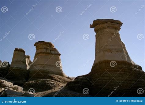 Hoodoos Alberta Canada stock photo. Image of erosion, nature - 1660460