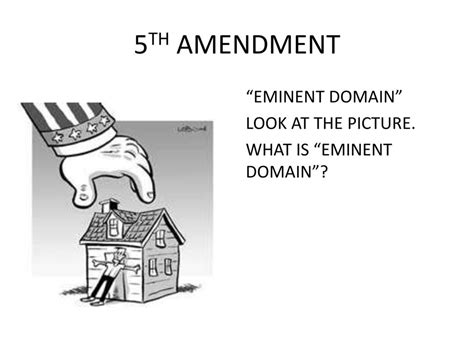 5th Amendment Eminent Domain