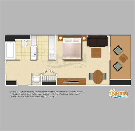 Bay Lake Tower Dvc Studio Floor Plan | Viewfloor.co