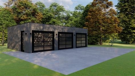 Three Car Garages - Built Prefab