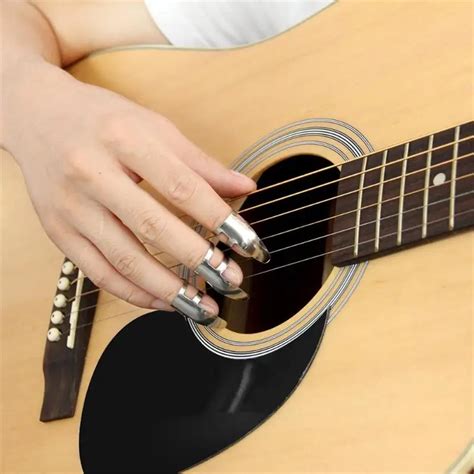 5pcs Metal Guitar Picks+5pcs Thumb Picks+5pcs Forefinger Picks ...