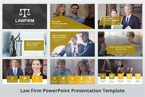 Law Firm PowerPoint Template | Powerpoint presentation templates ...