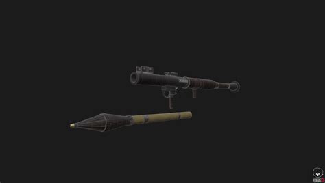 RPG Rocket Launcher High Detail 3D model | CGTrader