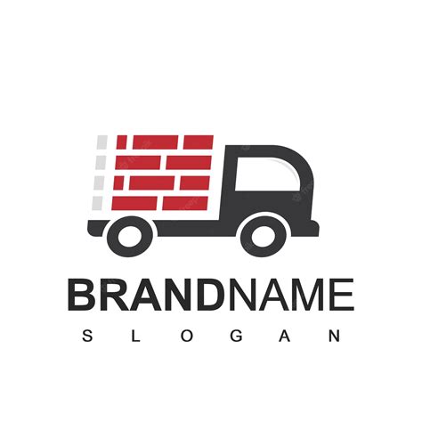 Premium Vector | Truck builder logo construction company symbol