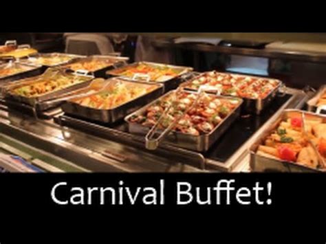 Carnival Cruise Food - Mexican Buffet Night - YouTube