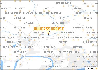 Auvers-sur-Oise (France) map - nona.net