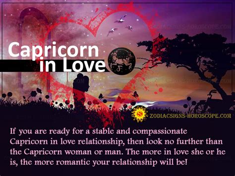 Capricorn in Love: Traits and Compatibility for Man and Woman