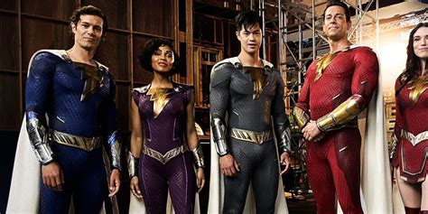 Shazam 2 Cast Image Reveals Adam Brody in New Superhero Costume