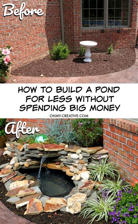 How To Build A Pond Waterfall Step By Step | Diy ponds backyard, Small backyard ponds, Garden ...