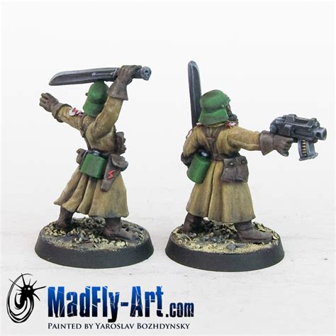 Steel Legion Lieutenants – MadFly-Art Miniature Painting Studio