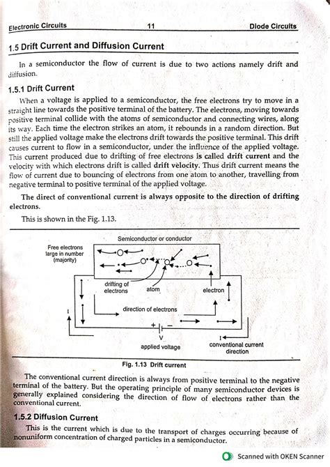 SOLUTION: Drift current and diffusion current - Studypool