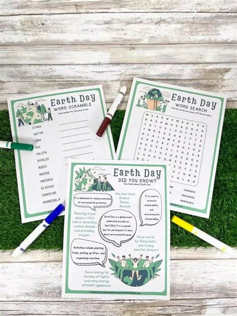 Free Earth Day Printables