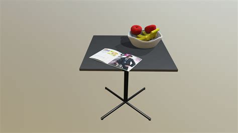 square dining table - Download Free 3D model by DarvinAbraham [21e9c03 ...