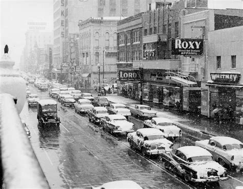 58 years ago this week Houston got four inches of snow just before Valentine's Day