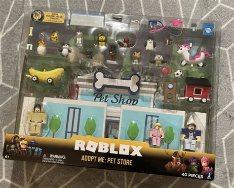 ROBLOX CELEBRITY ADOPT Me Pet Shop Store 40 Pieces Playset Includes ...