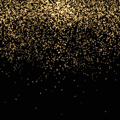 gold glitter particles background effect Template for your design ...