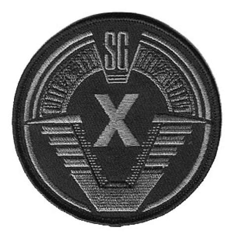 Stargate SG-X SG Team Unit Black/Silver 4" Patch - SciFi Geeks