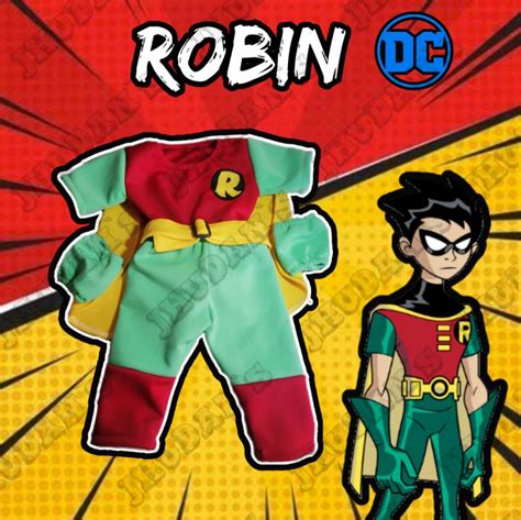 Robin TEEN TITANS DC Anime Inspired Costume - MILESTONES/BIRTHDAY ...