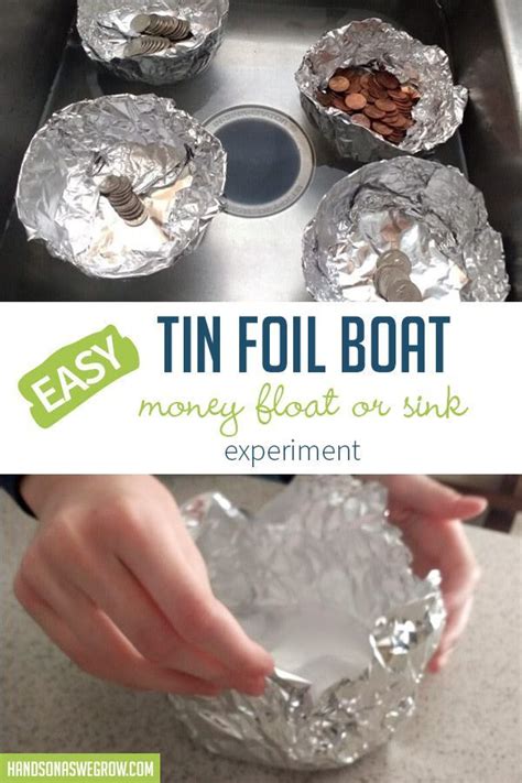 Aluminum Foil Boat Experiment Worksheet - Printable Word Searches