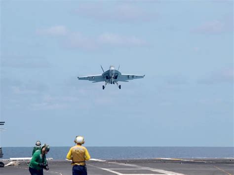 Sticking The Landing: U.S. Navy Software Eases Aircraft Carrier Landings | Aviation Week Network