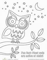 Night Time Coloring Pages sketch template
