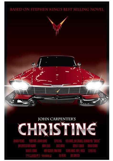 Christine 1983 Classic Movie poster | Etsy