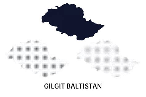 Gilgit Baltistan Map Vector Download - Frebers