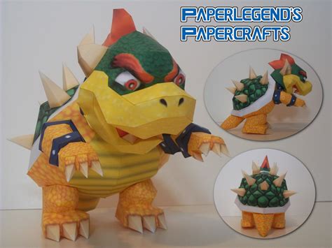 Paperlegend's Papercrafts: Super Mario 64: Bowser