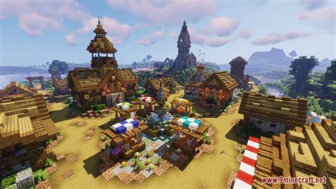 Plains Village Transformation Map (1.21.4, 1.20.1) - Villages At Its Best - 9Minecraft.Net