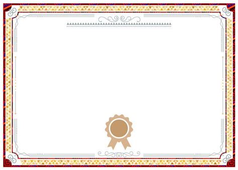 Red Background Shading Pattern Border Certificate Design, Pattern ...