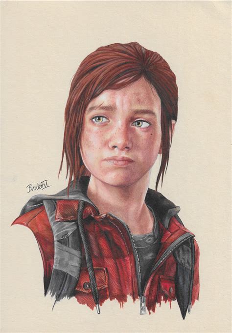 The Last Of Us Ellie TLOU A4 A5 Art Print Video Game | ubicaciondepersonas.cdmx.gob.mx