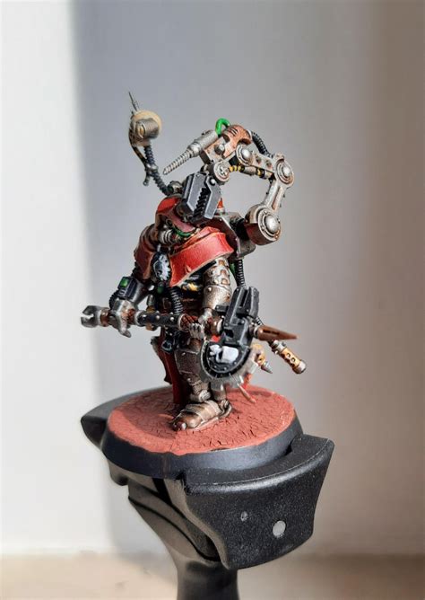 My first AdMech (and 40k) unit painted! Collecting AoS currently, but love AdMech lore and ...