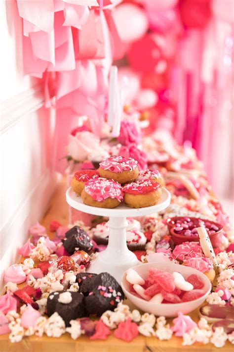 Galentine’s Day Party | Pink desserts, Galentines, Backdrops for parties