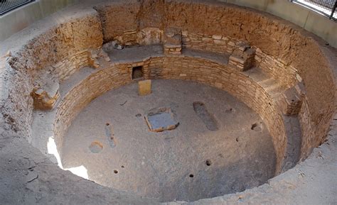 Kiva in a pithouse: Mesa Verde National Park, Colorado