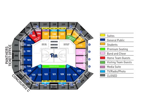 Peterson Events Center Seating Chart - Center Seating Chart