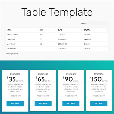 Free Bootstrap 4 Template 2021