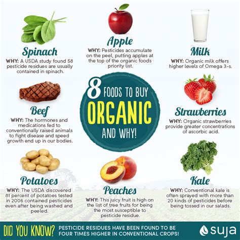 Organic Foods to Buy | Opt Organic on These 8 Items | Suja Juice ...