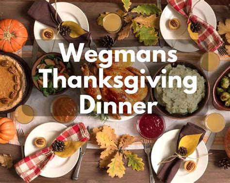 Wegmans Thanksgiving Dinner Menu With Prices List - Modern Art Catering