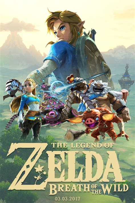 The Legend Of Zelda Breath Of The Wild Poster | Images and Photos finder