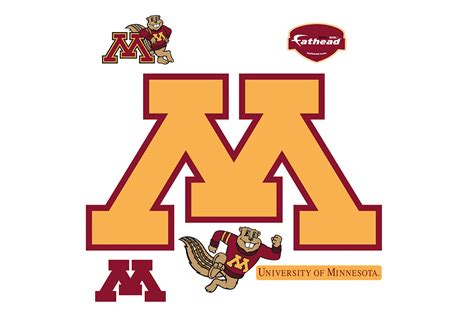 Minnesota Golden Gophers Logo Wall Decal | Shop Fathead® for Minnesota ...