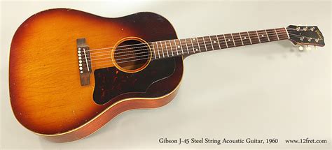 1960 Gibson J-45 Steel String Acoustic Guitar | www.12fret.com