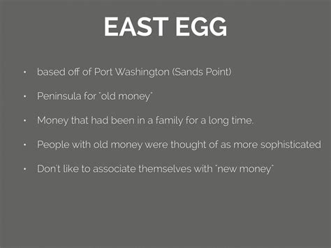 👍 East egg west egg great gatsby. Difference between East Egg and West Egg. 2019-01-17